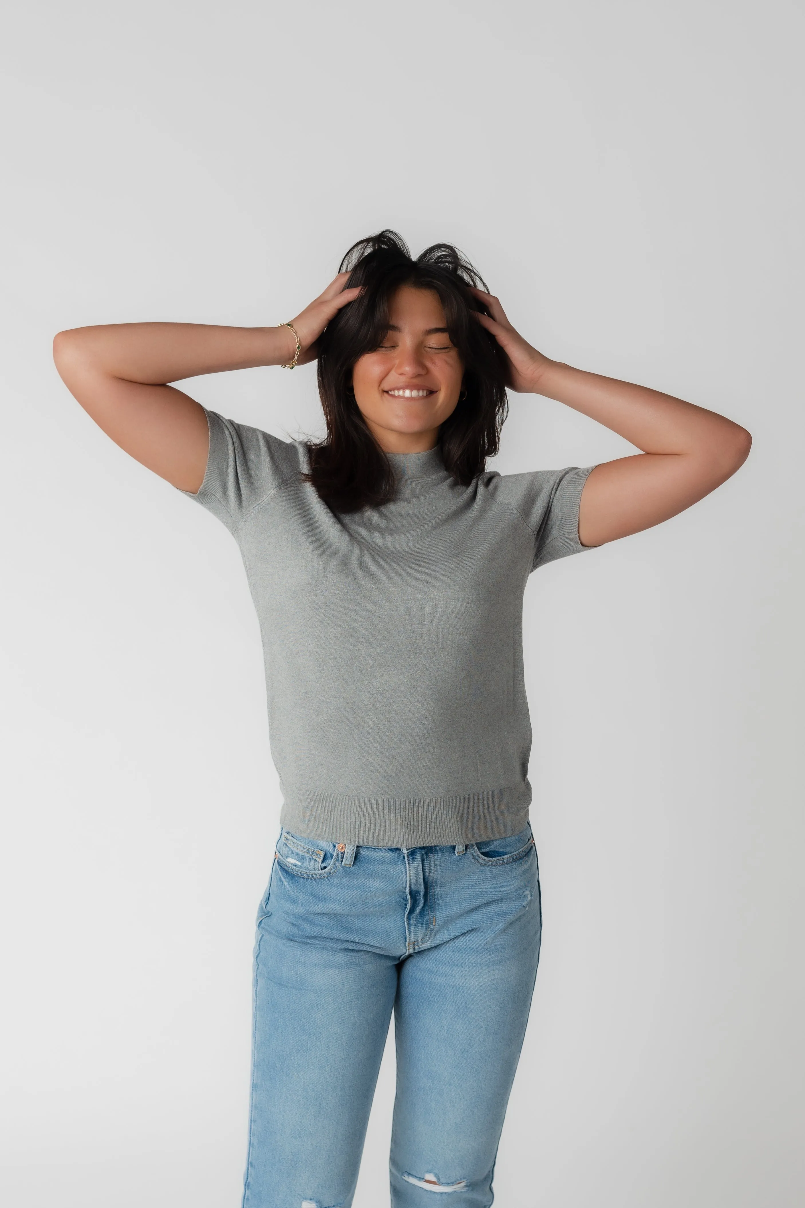 Stella Soft Mock Neck Sweater