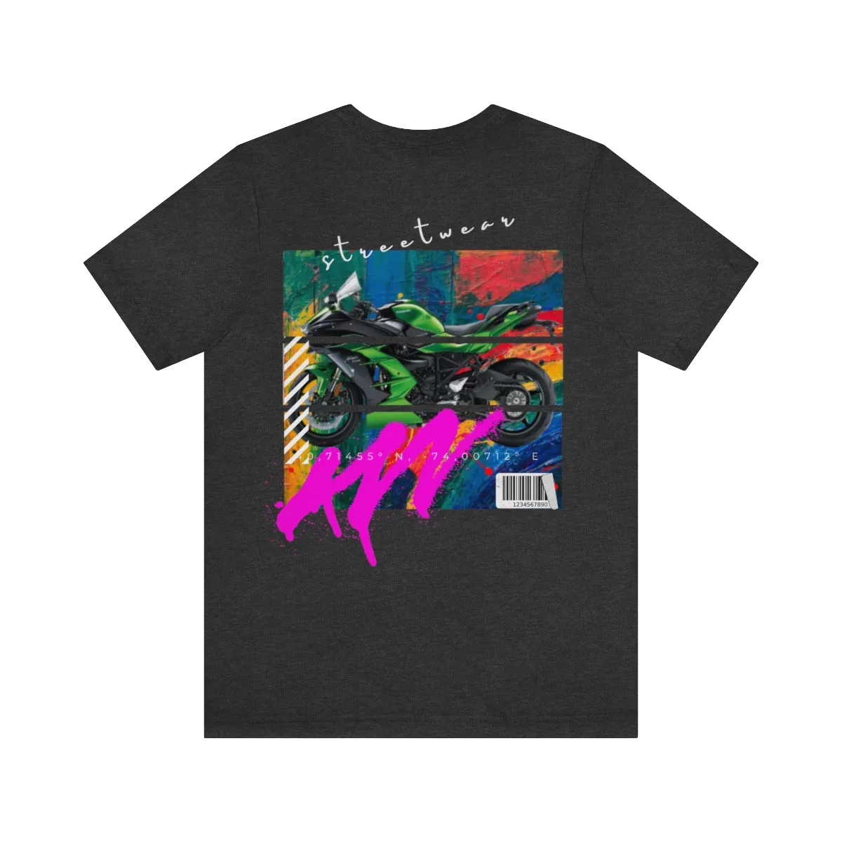 T-shirt Classic Jersey Short Sleeve (Urban Green Motorbike )