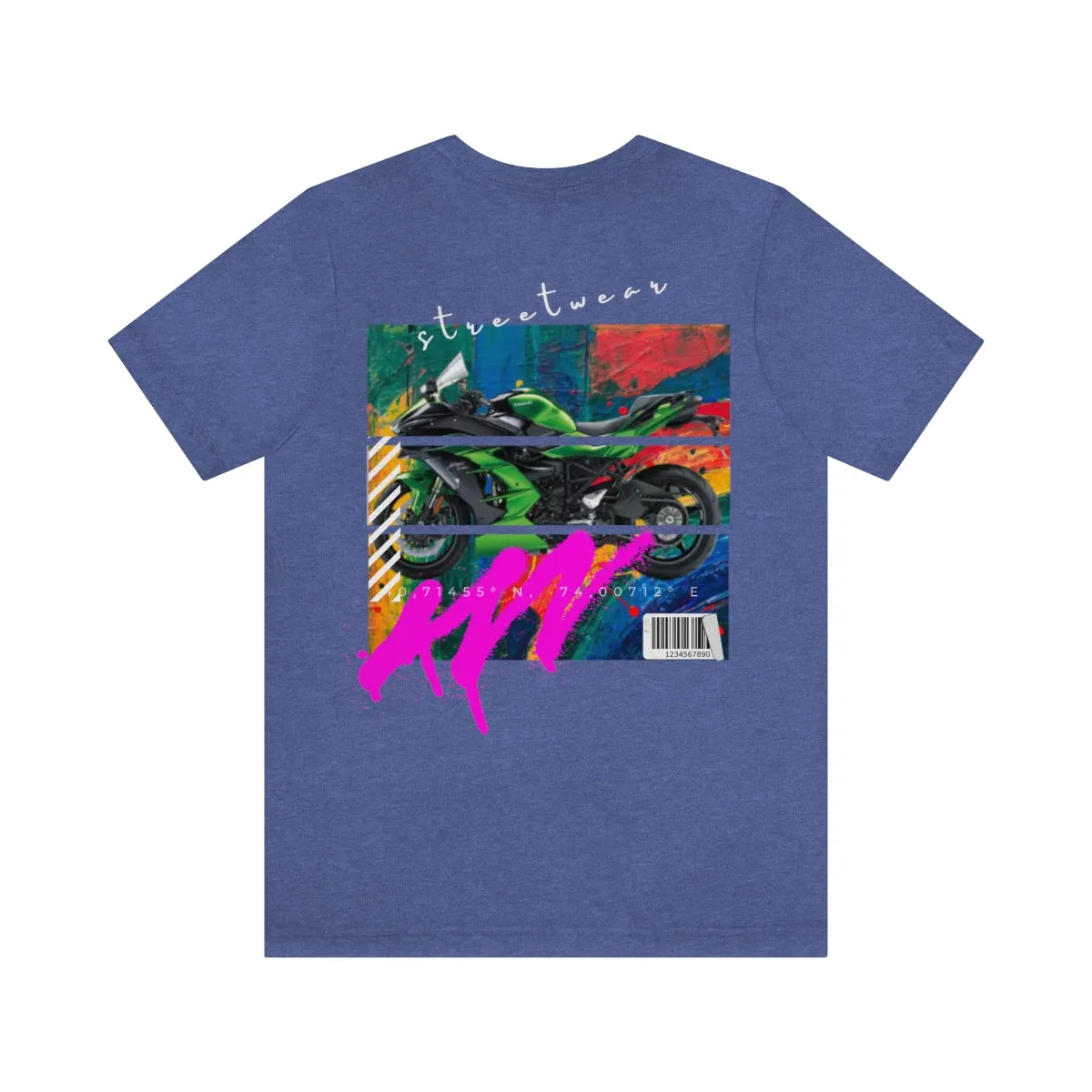 T-shirt Classic Jersey Short Sleeve (Urban Green Motorbike )