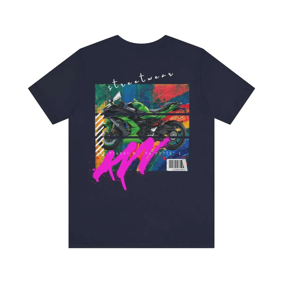 T-shirt Classic Jersey Short Sleeve (Urban Green Motorbike )