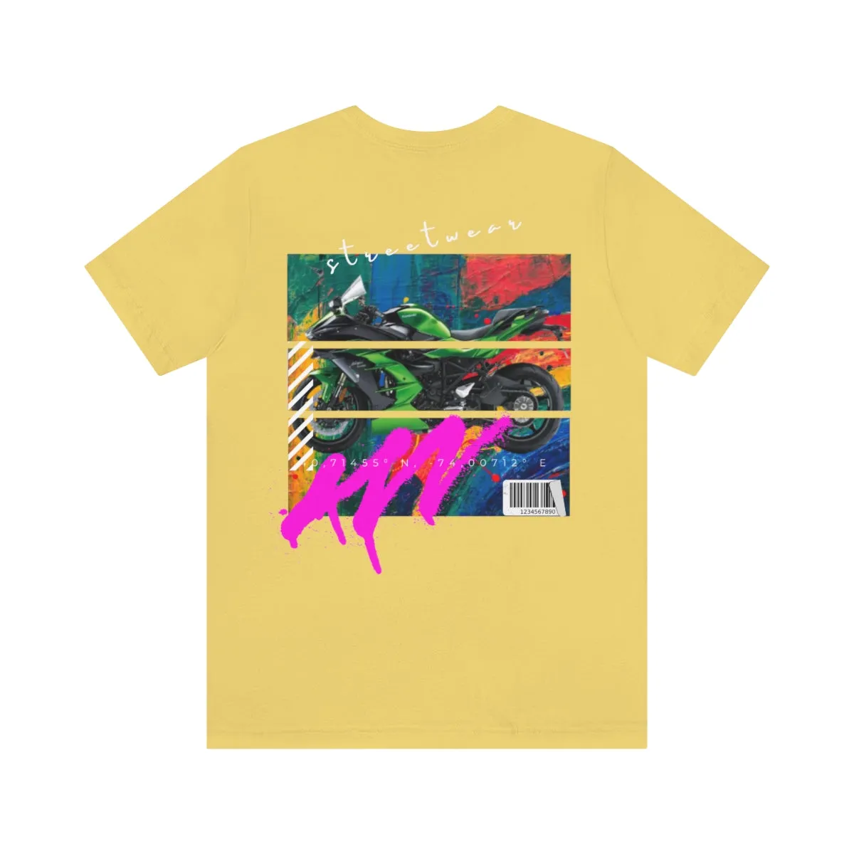 T-shirt Classic Jersey Short Sleeve (Urban Green Motorbike )