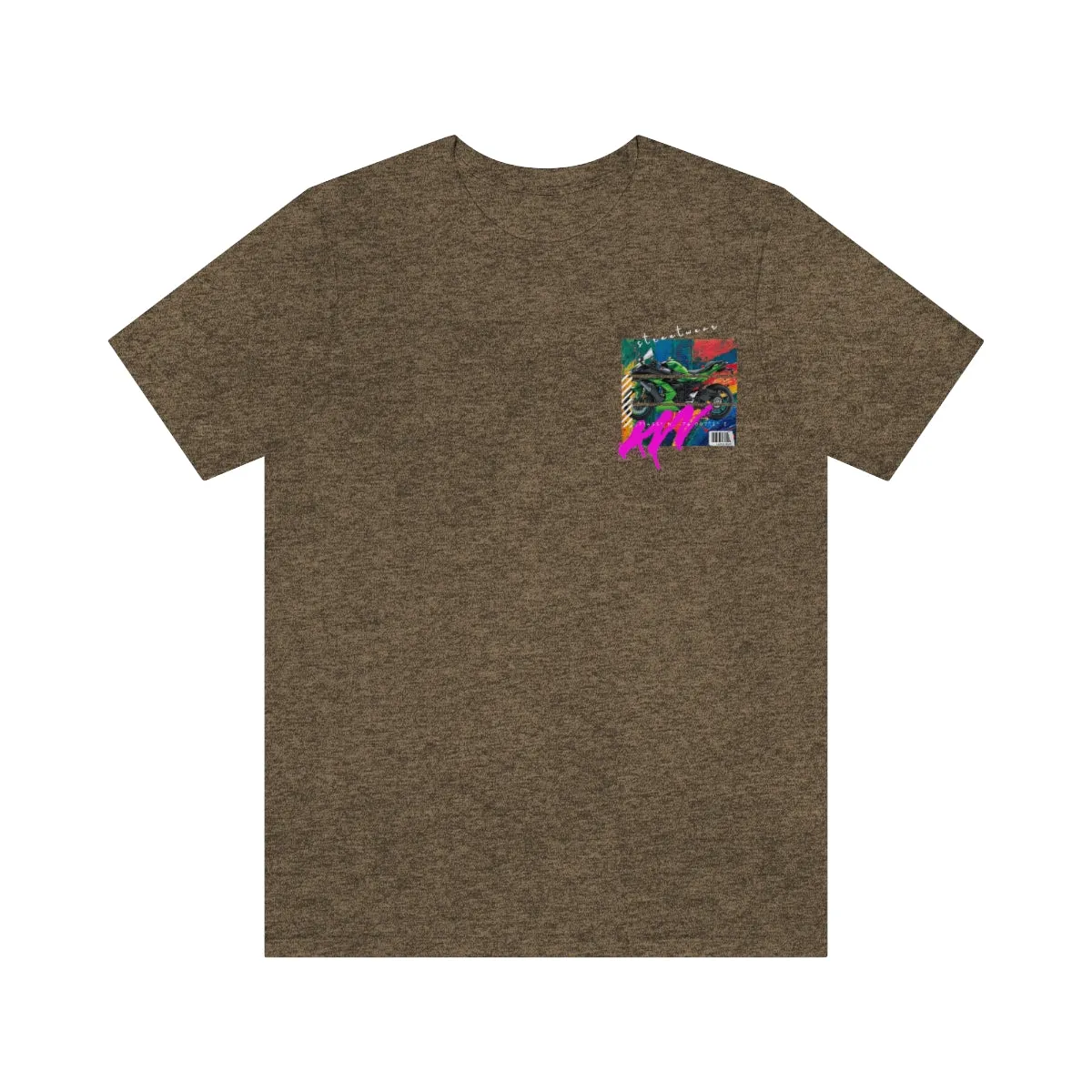 T-shirt Classic Jersey Short Sleeve (Urban Green Motorbike )