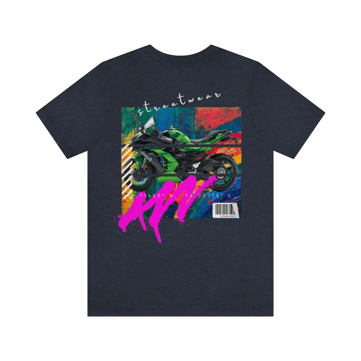T-shirt Classic Jersey Short Sleeve (Urban Green Motorbike )