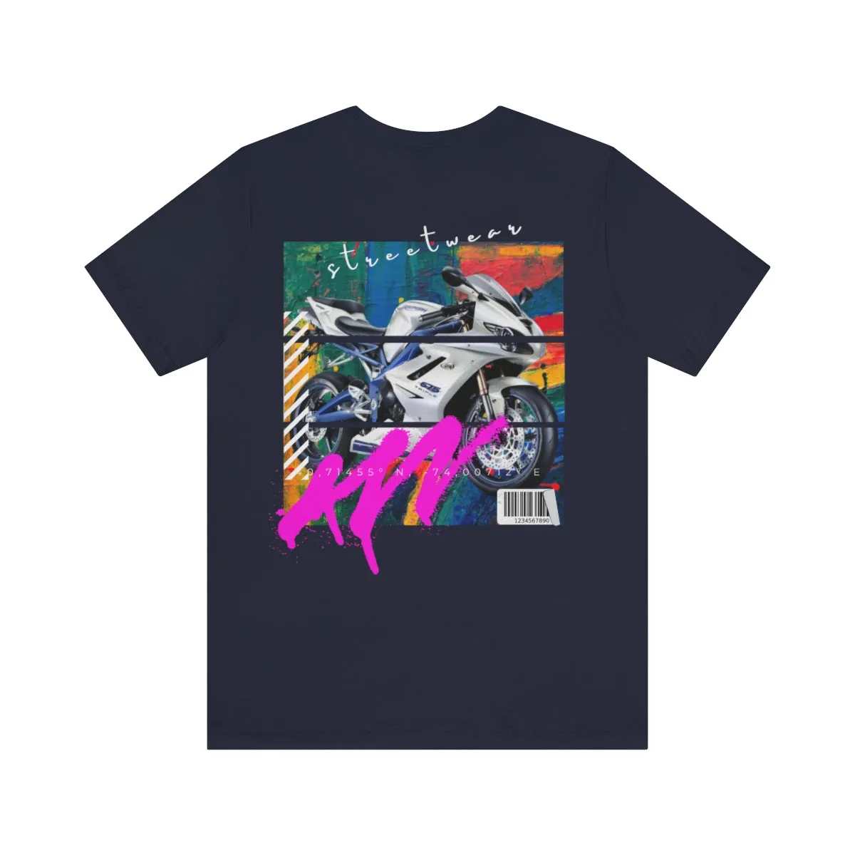 T-shirt Classic Jersey Short Sleeve (Urban White Sports Motorbike )