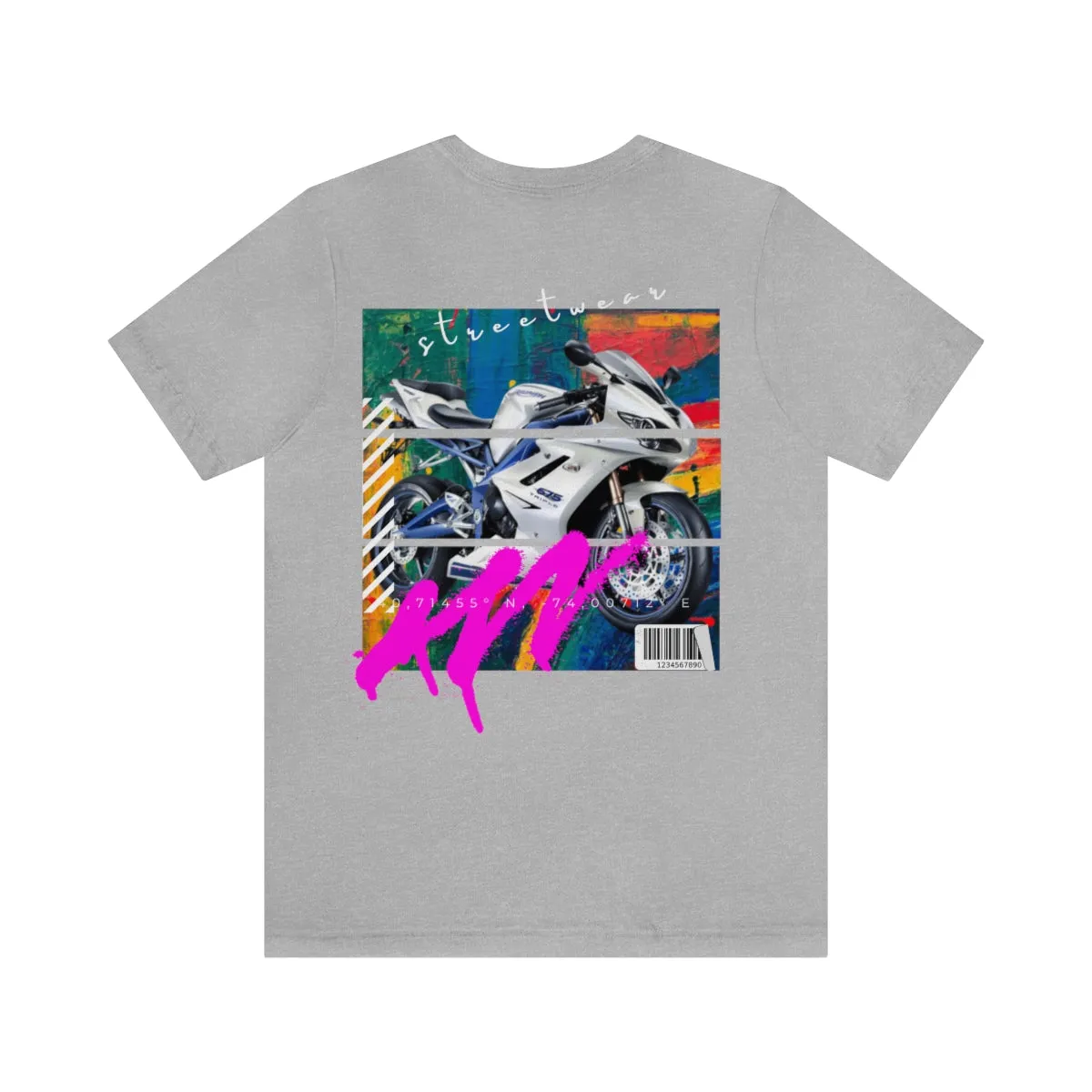 T-shirt Classic Jersey Short Sleeve (Urban White Sports Motorbike )