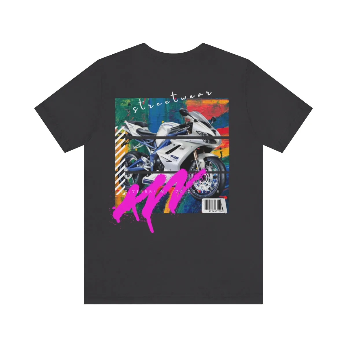 T-shirt Classic Jersey Short Sleeve (Urban White Sports Motorbike )