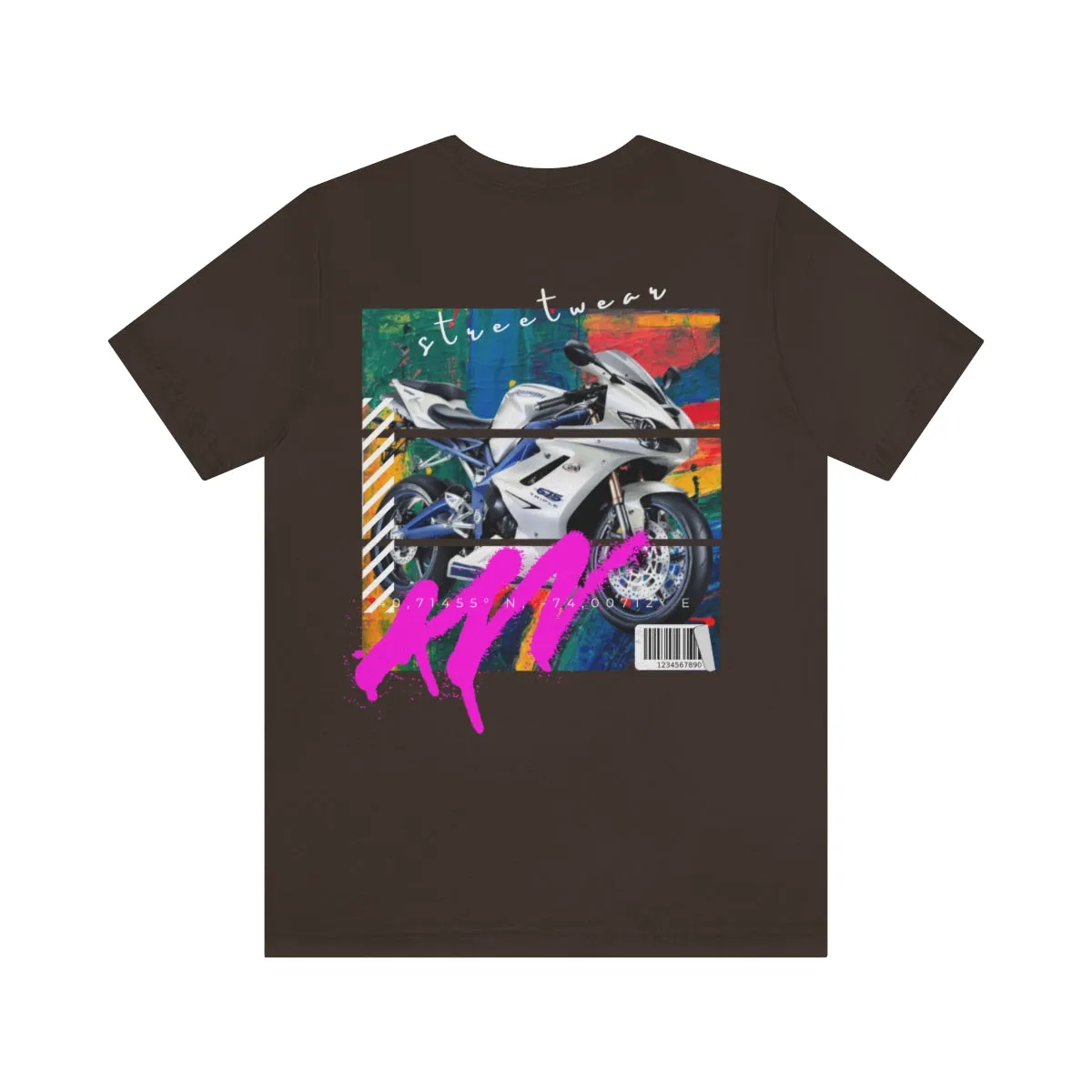 T-shirt Classic Jersey Short Sleeve (Urban White Sports Motorbike )
