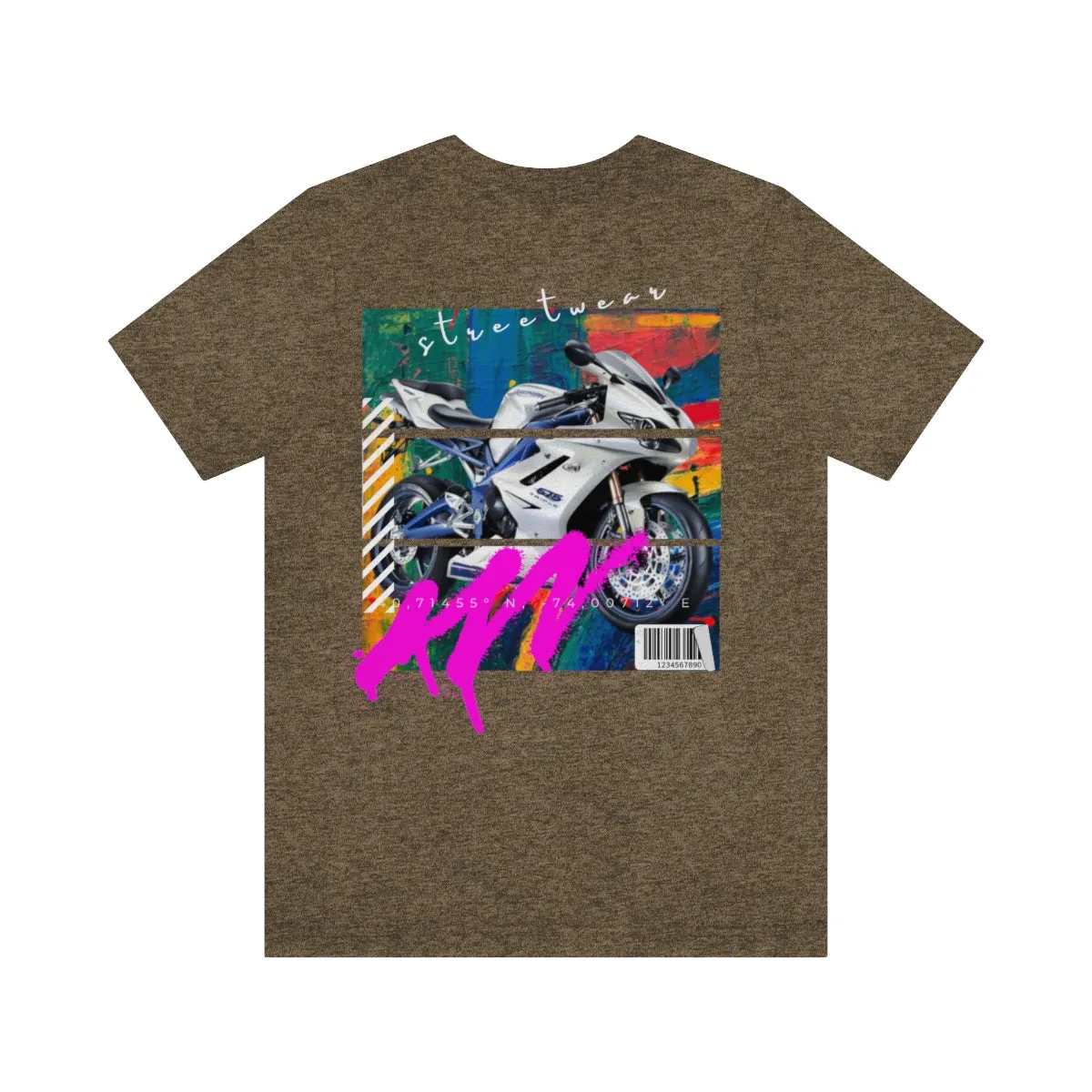 T-shirt Classic Jersey Short Sleeve (Urban White Sports Motorbike )