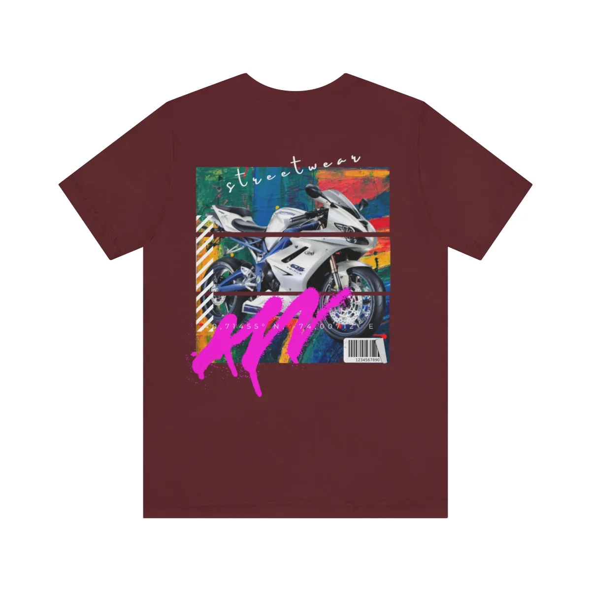 T-shirt Classic Jersey Short Sleeve (Urban White Sports Motorbike )