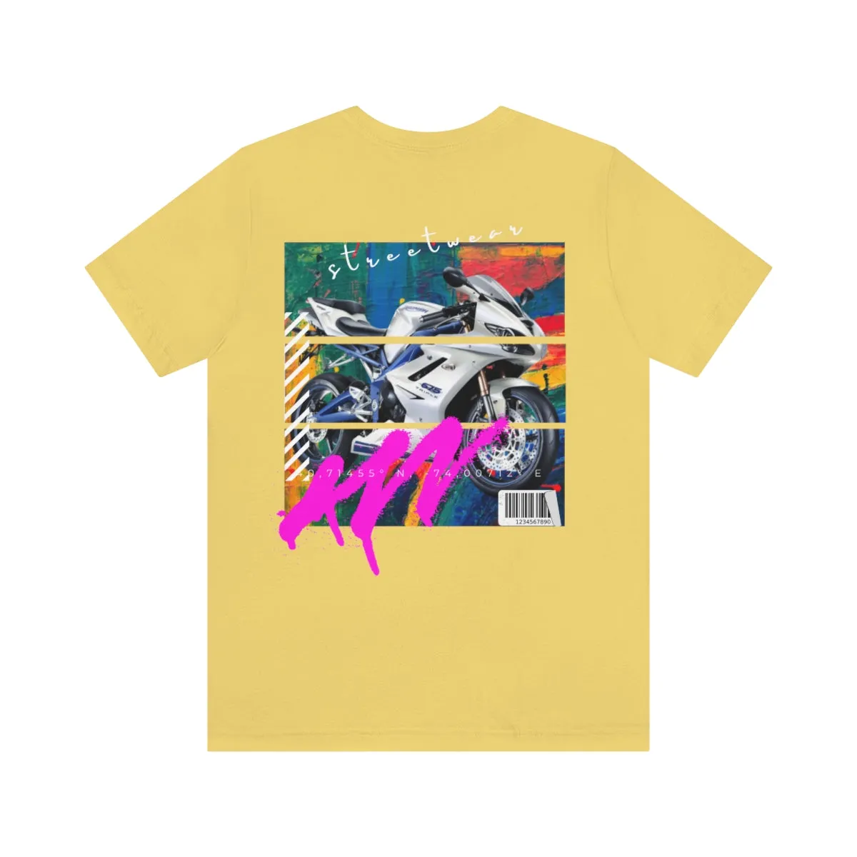 T-shirt Classic Jersey Short Sleeve (Urban White Sports Motorbike )