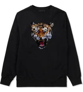 Tiger Cat Artwork Crewneck Sweatshirt