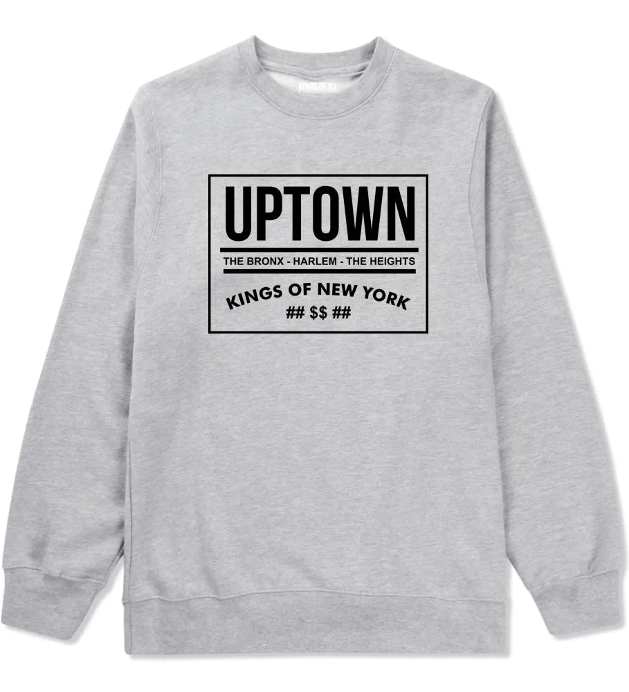 Uptown Bronx Harlem Washington Heights Crewneck Sweatshirt