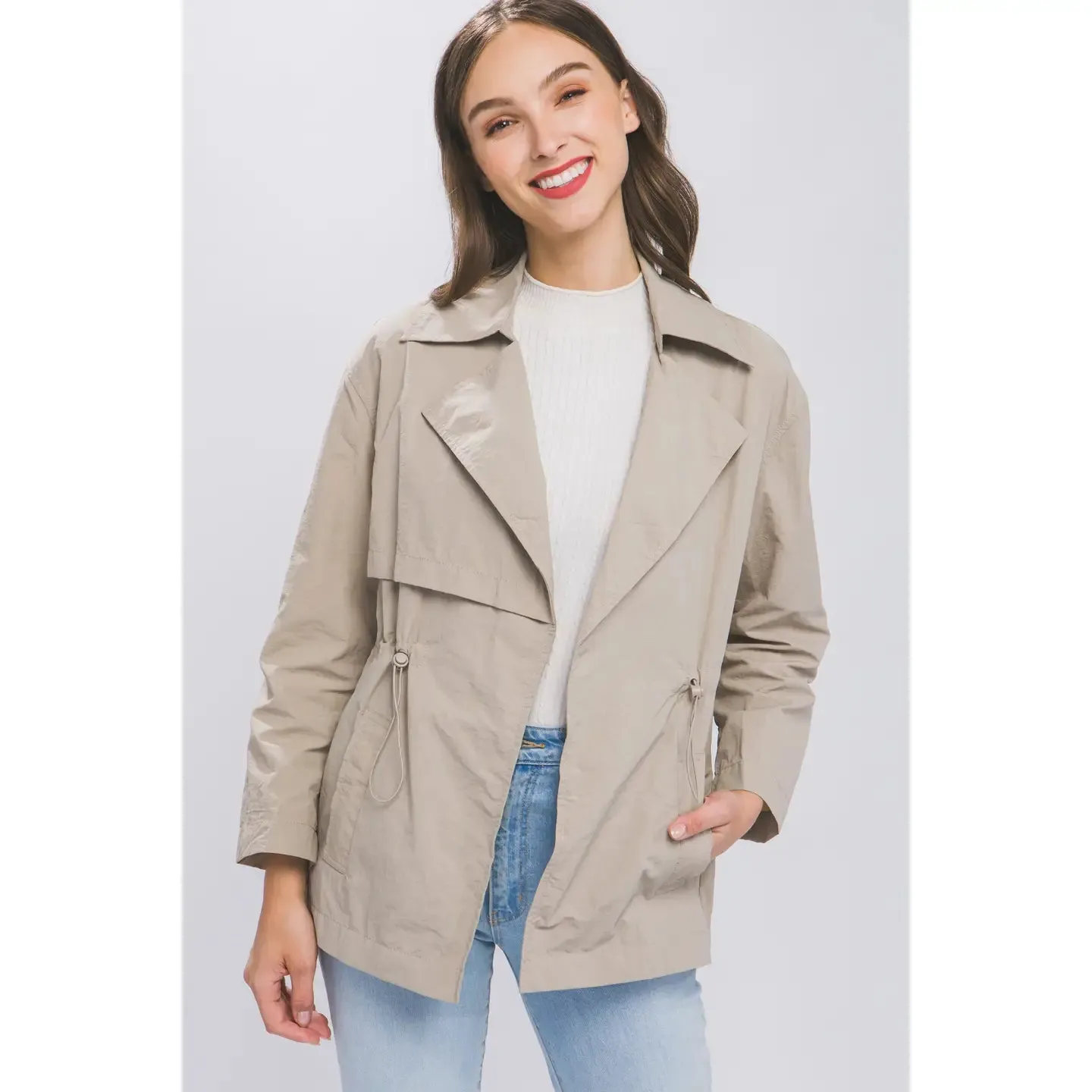Windbreaker Trench Jacket