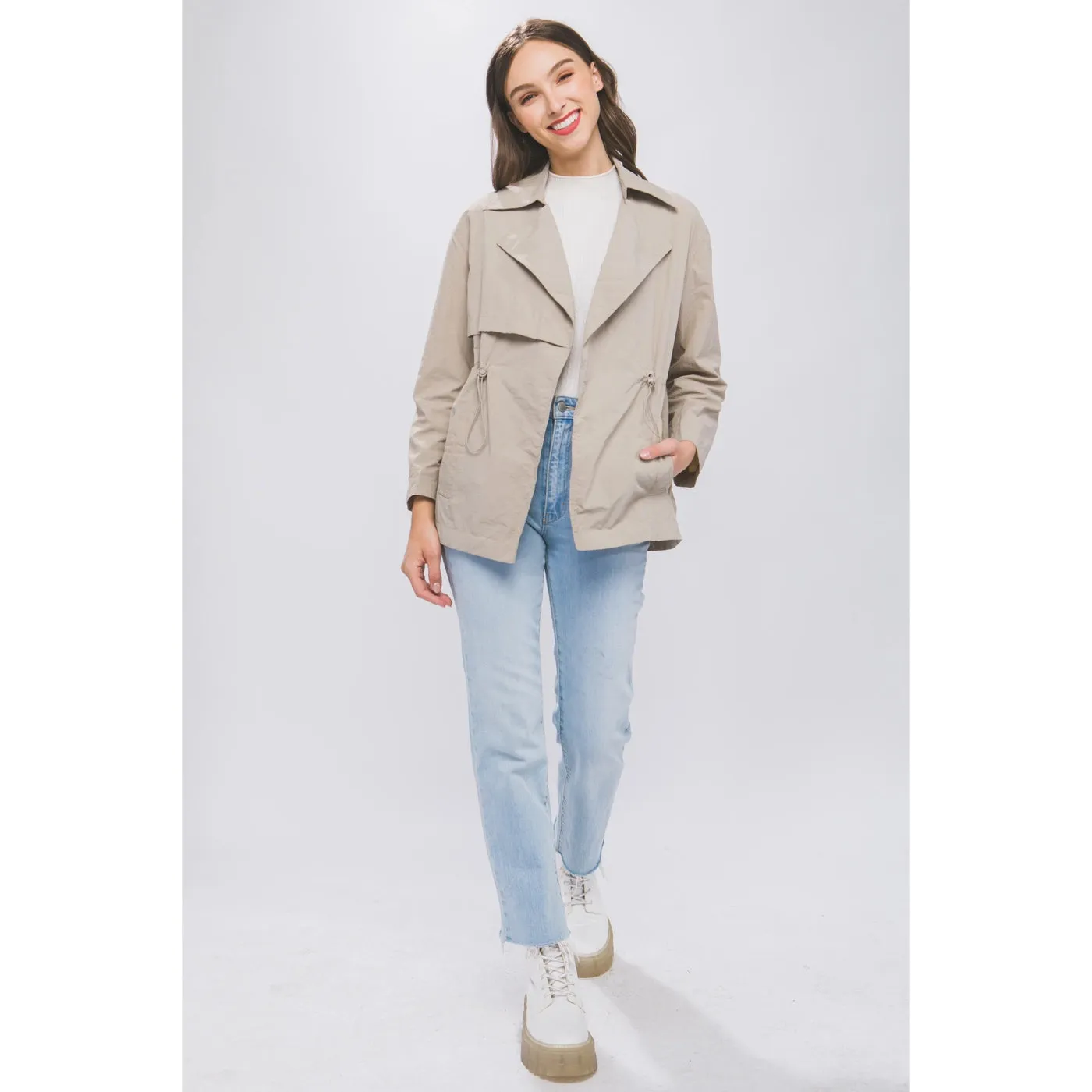 Windbreaker Trench Jacket