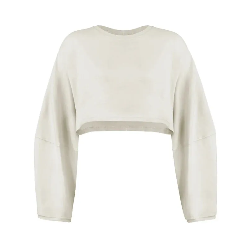 Women Sports Crop Top  Autumn