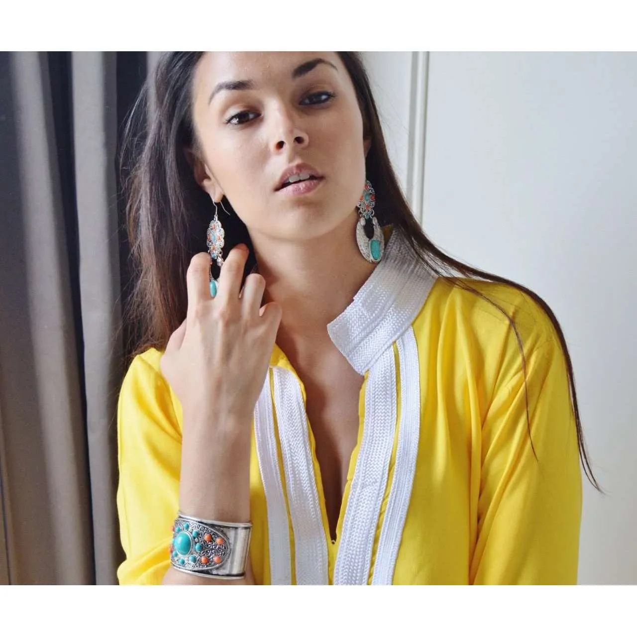 Yellow Kaftan-Mariam Style