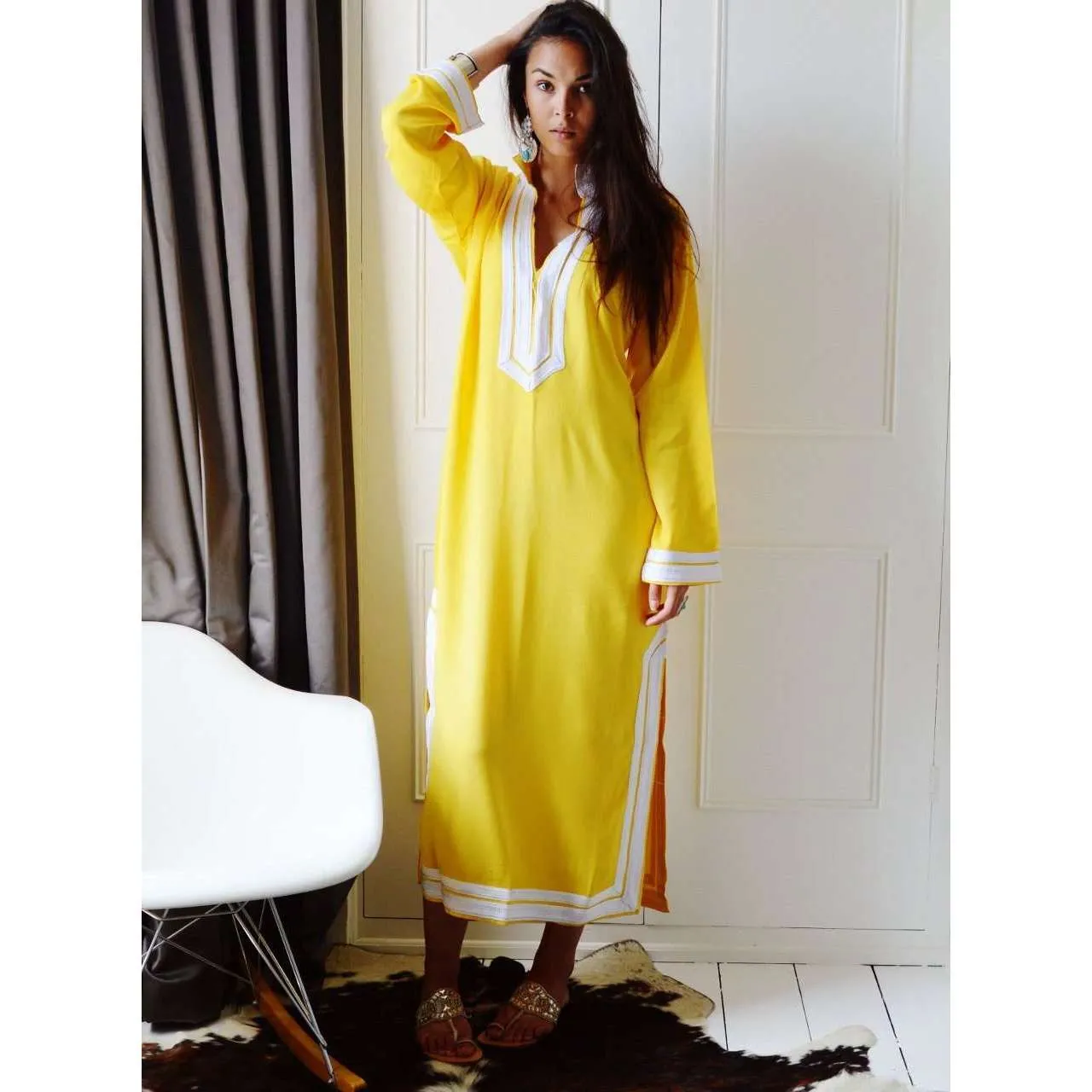 Yellow Kaftan-Mariam Style