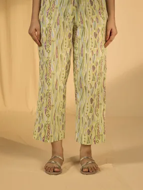 Yellow Sketch Voile Seriously Short Pant