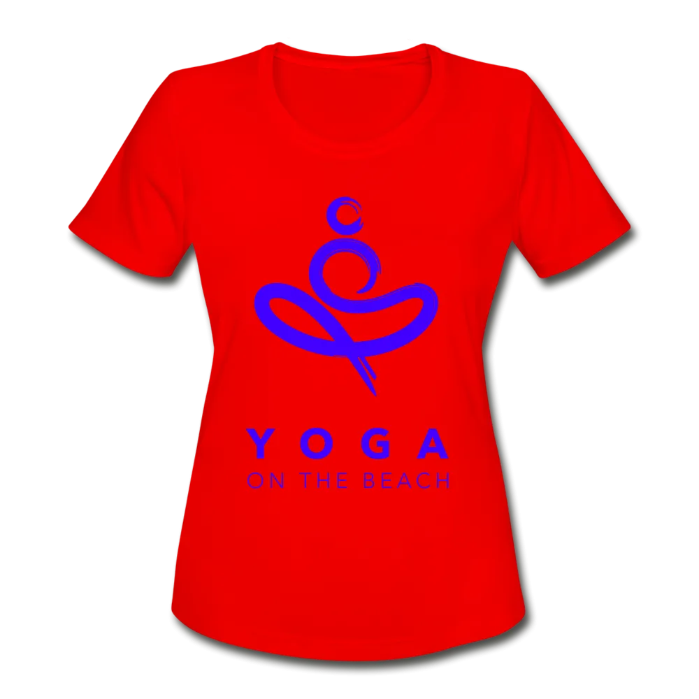 Yoga on the Beach (YOTB) - Women's Dri-Fit Moisture Wicking Sport-Tek T-shirt