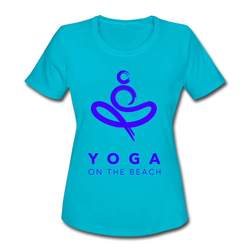 Yoga on the Beach (YOTB) - Women's Dri-Fit Moisture Wicking Sport-Tek T-shirt